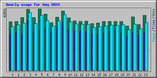 Hourly usage for May 2024