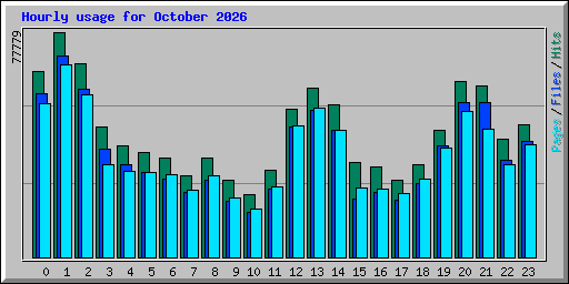 Hourly usage for October 2026